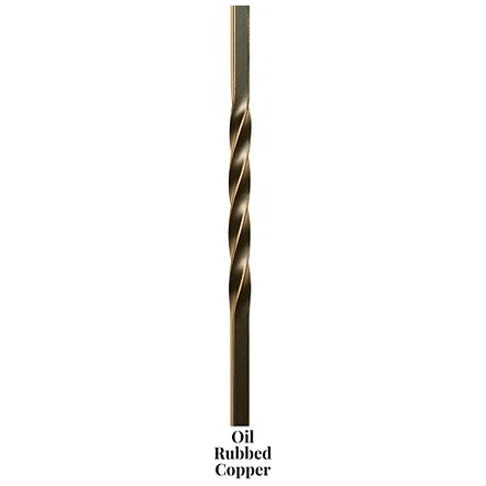 1BASK44 | Single Basket Iron Baluster | 2552 | 1/2" - All Things Stairs