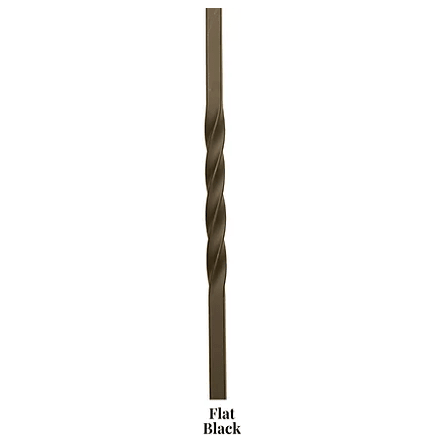 2BASK44 | Double Basket Iron Baluster | 2553 | 1/2" - All Things Stairs