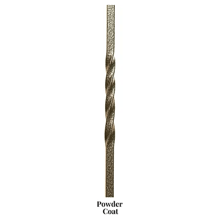 2KNUC44 | 2557 | Double Knuckle Iron Baluster | 1/2" - All Things Stairs