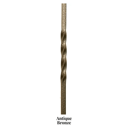 2KNUC44 | 2557 | Double Knuckle Iron Baluster | 1/2" - All Things Stairs