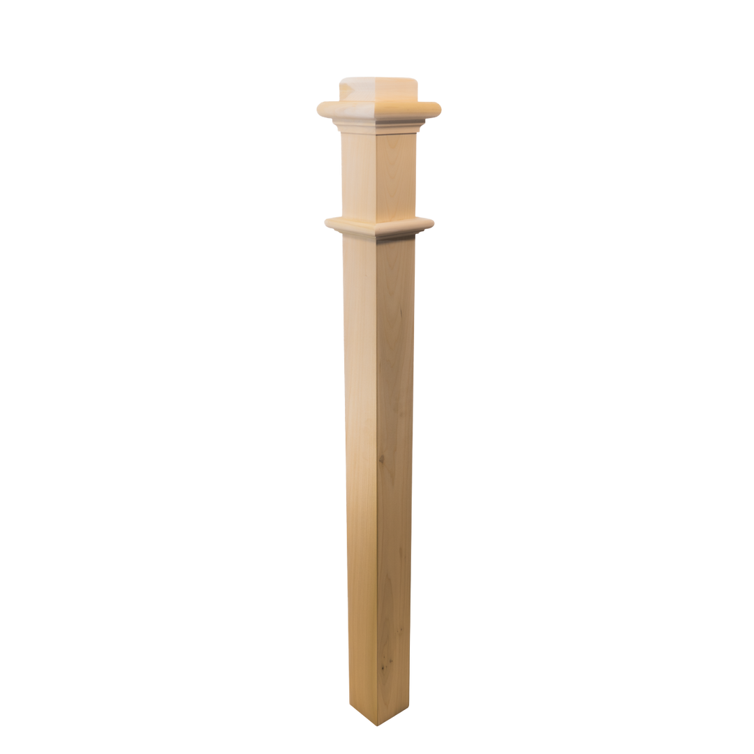 963 | Box Newel | Plain Style | 56" x 3 1/2"