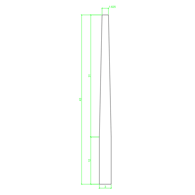 C - 4071 | Craftsman Stabilizing Newel Post - All Things Stairs