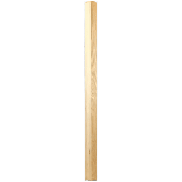 C - 4076 | Craftsman Newel (Plain) - All Things Stairs