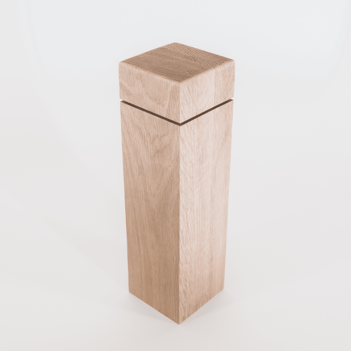 Notched Newel Wood Post | 48" x 3.5" | 350N - All Things Stairs