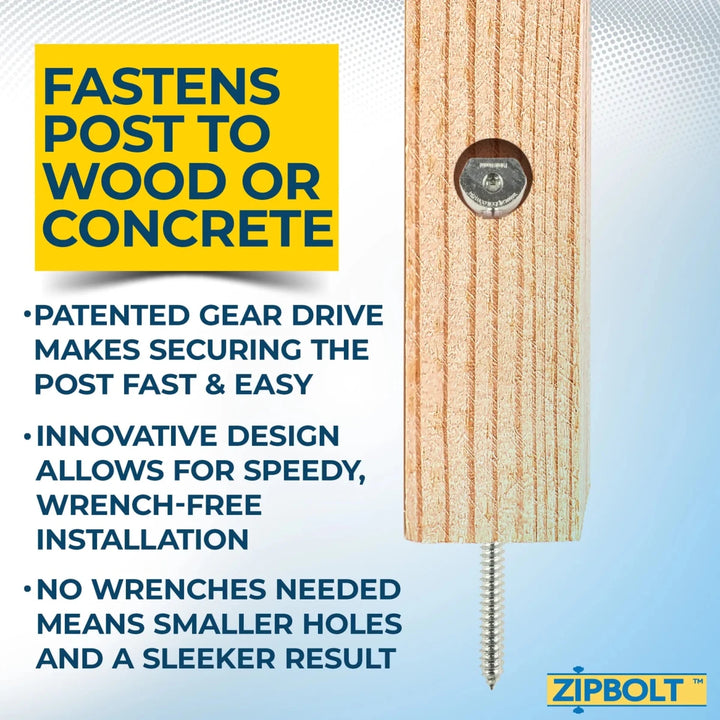 Super UT Newel Post Fastener — 14.110 Quick and Easy Wrench - Free Installation of Staircase Newel Posts - All Things Stairs