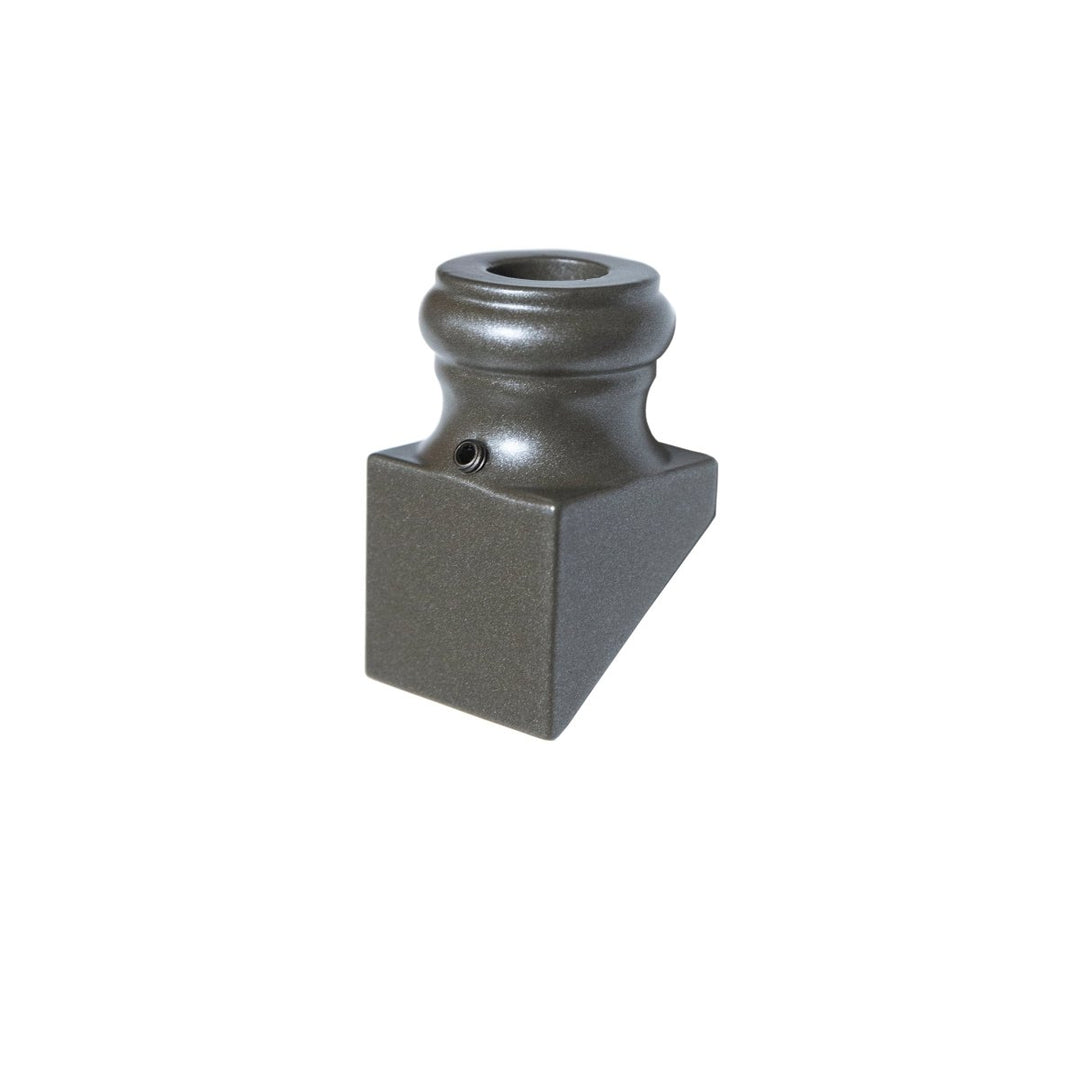 2GR904 | Iron Baluster Shoe | Slanted Round | 5/8" - All Things Stairs