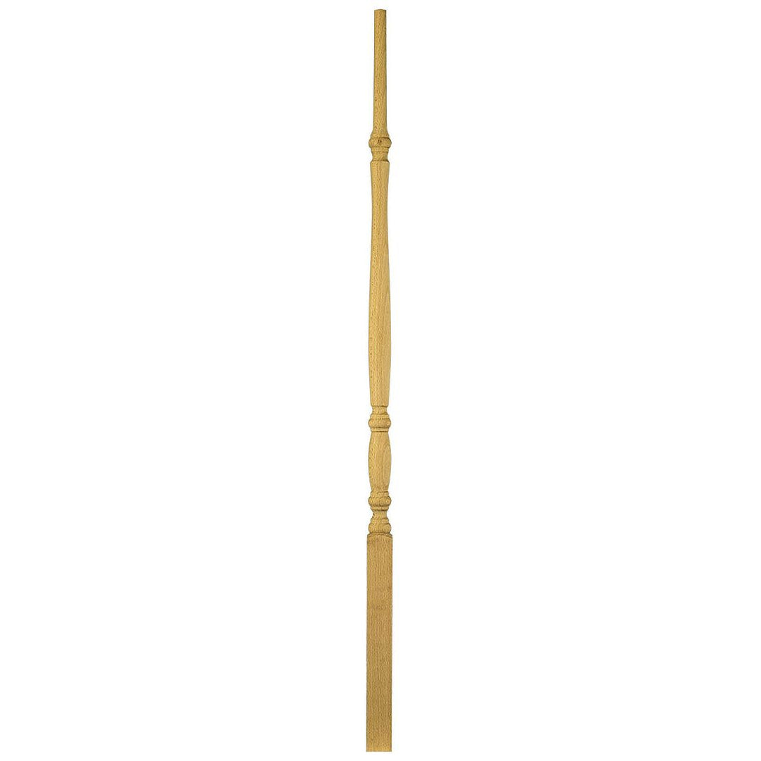 908 | Wood Baluster | Bordeaux Pin Top | 1 - 1/4" - All Things Stairs