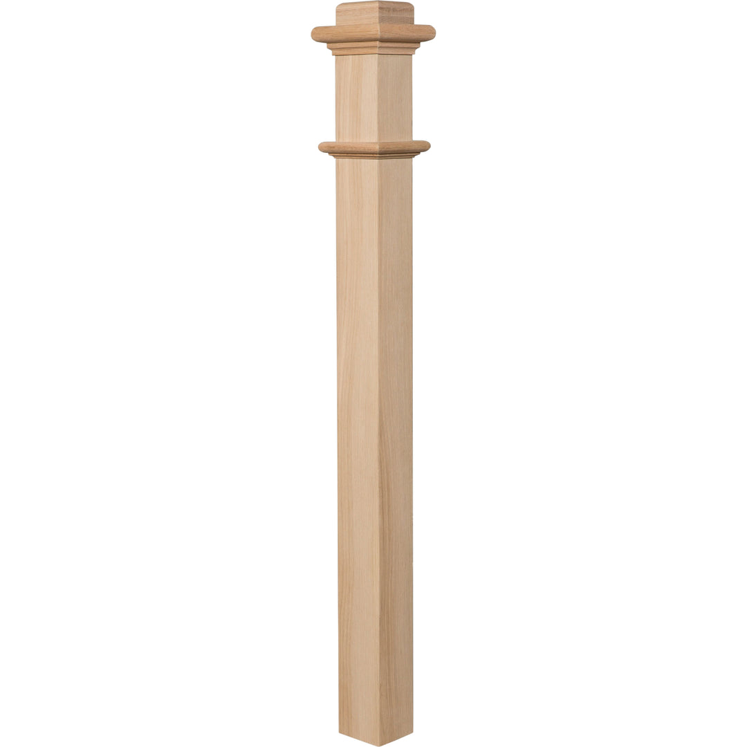 963 | Box Newel | Plain Style | 56" x 3 1/2"