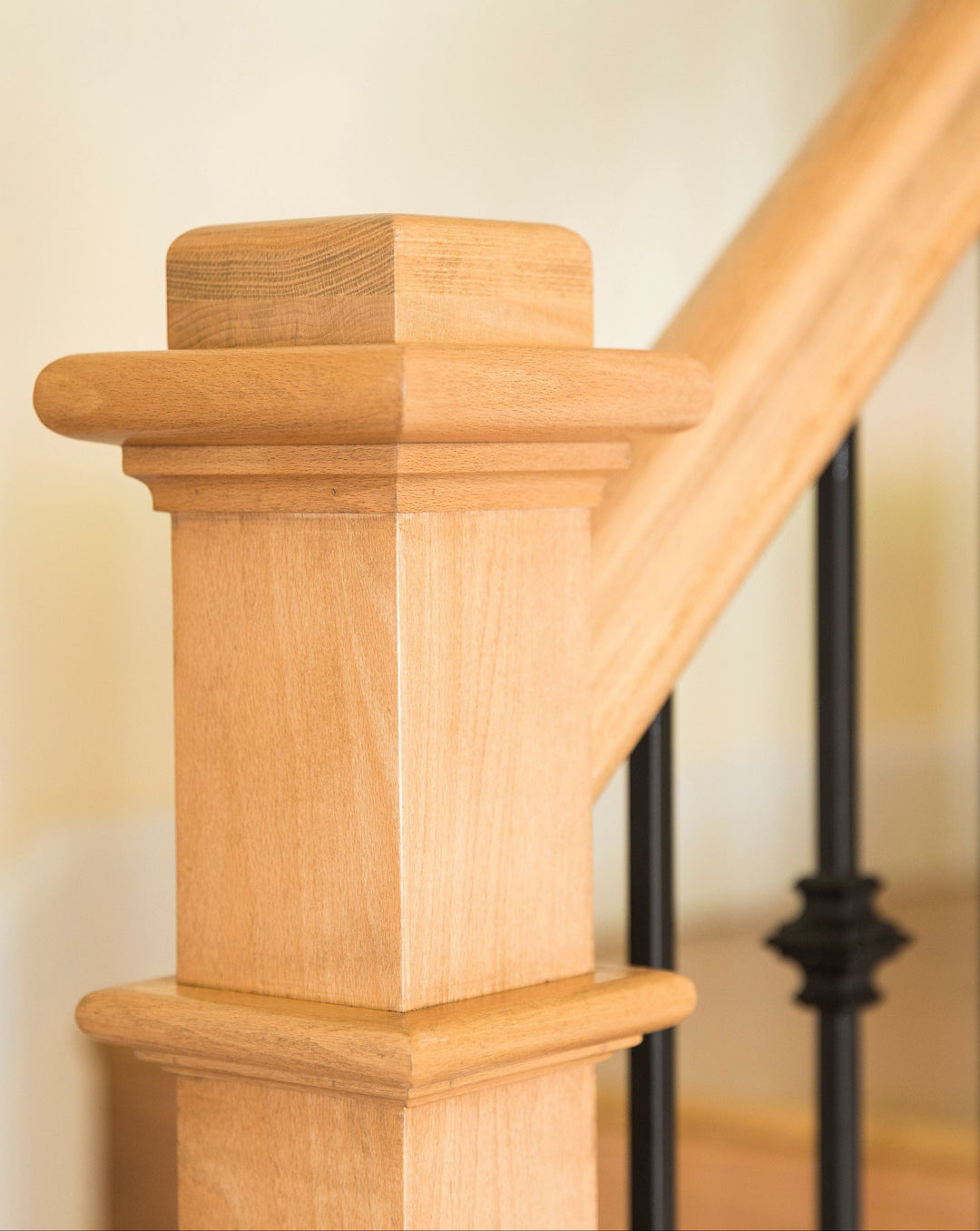 963 | Box Newel | Plain Style | 56" x 3 1/2"