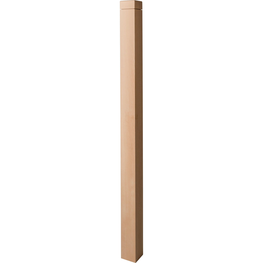 Notched Newel Wood Post | 48" x 3" | 300N
