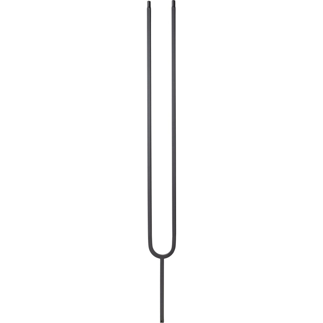 CLEARANCE | T86 | Iron Baluster | Split Oval | 1/2" Square Iron 44" Length | SATIN BLACK - All Things Stairs